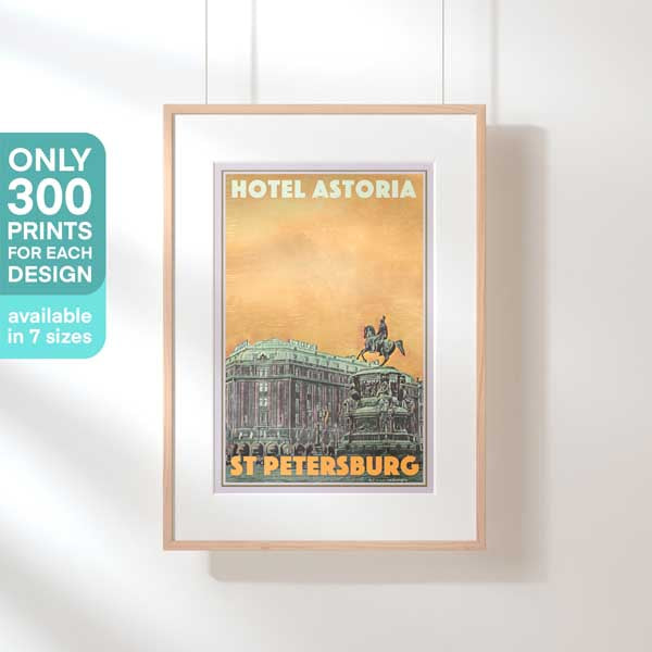 Limited Edition poster of St Petersburg