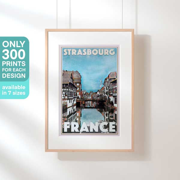 Strasbourg Limited Edition poster by Alecse, 300ex