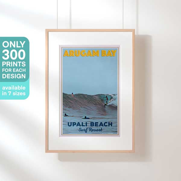 Limited Edition Classic Surf Poster of Arugam Bay
