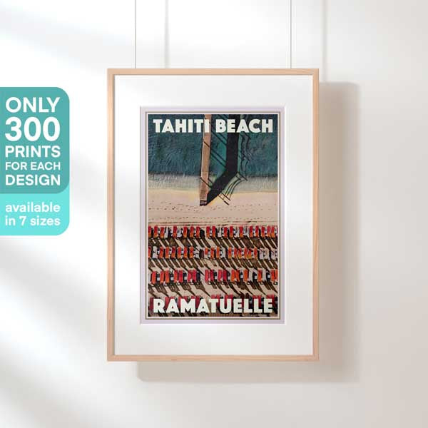 Limited Edition Ramatuelle Poster, St Tropez Classic Print