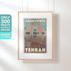 Affiche de Téhéran en édition limitée par Alecse | 300ex