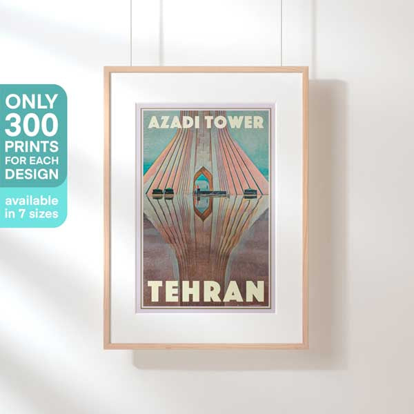 Limited Edition Tehran poster by Alecse | 300ex