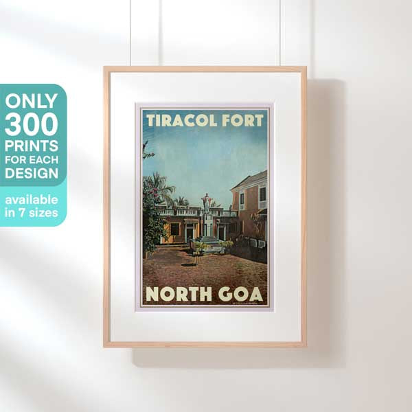 Limited Edition Goa Classic Print of Tiracol Fort