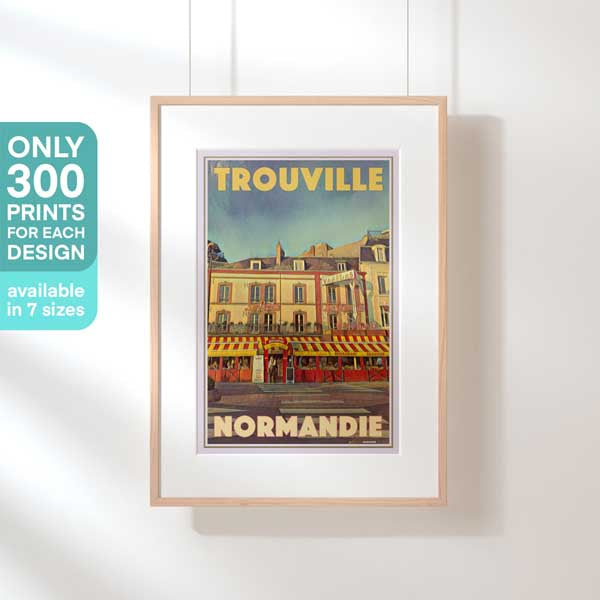 Affiche Trouville édition limitée Normandie | 300ex
