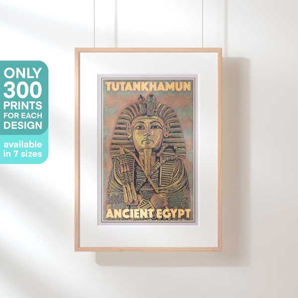 Affiche égyptienne en édition limitée | Toutankhamon par Alecse