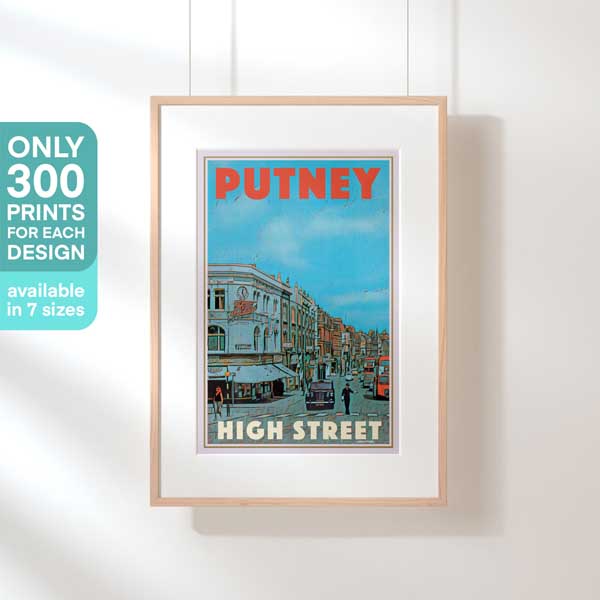 Limited Edition Putney poster | High Street 300ex