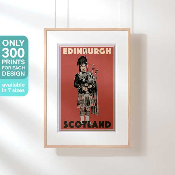 Impression classique écossaise en édition limitée | La cornemuse écossaise par Alecse | 300ex
