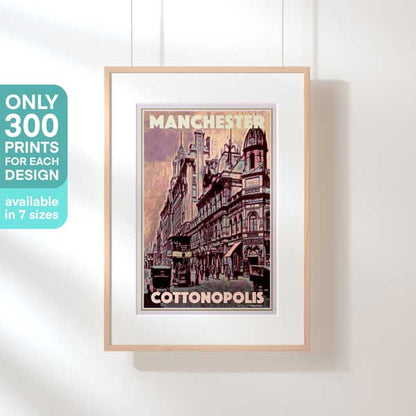 Limited Edition Manchester poster by Alecse | 300ex