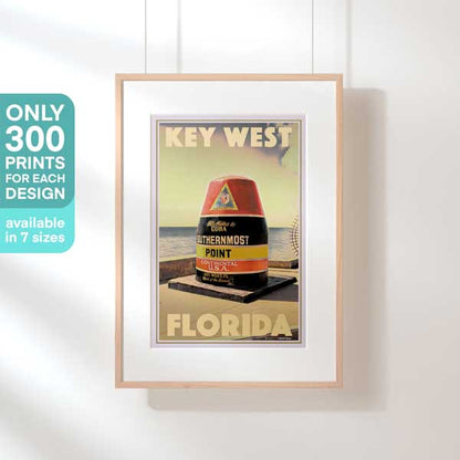 Limited Edition Florida poster Key West