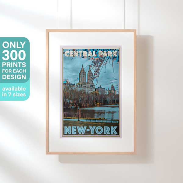 Limited Edition New York poster Central Park | New York Gallery Wall print by Alecse