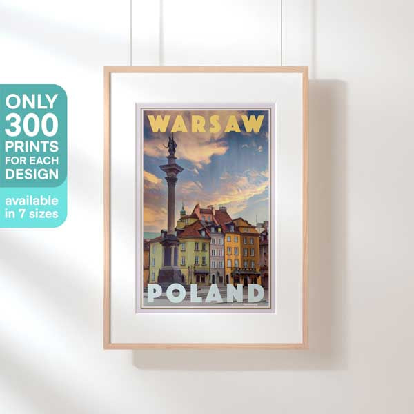 Limited Edition Warsaw Print of Poland by Alecse | 300ex