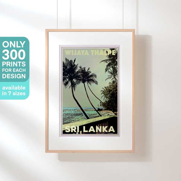 Limited Edition Sri Lanka print "Wijaya Thalpe"