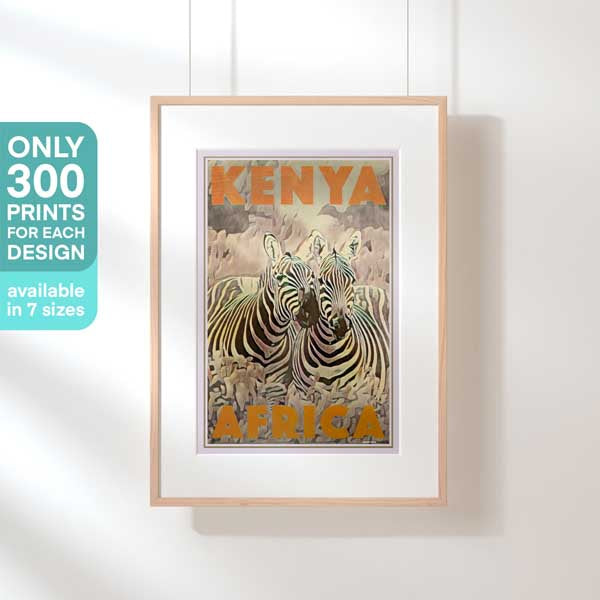 Limited Edition Zebra poster