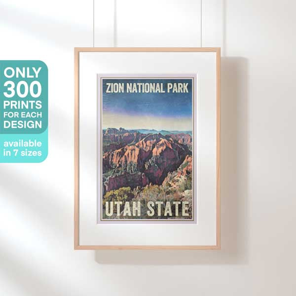 Limited Edition Zion National Park poster