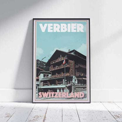 Affiche Verbier Hôtel Eden