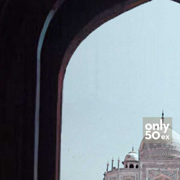 Details of the Taj Mahal poster