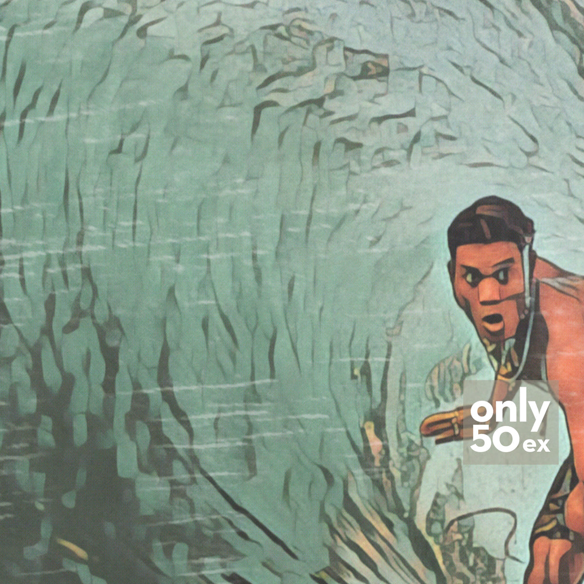 Details of Keramas Beach Poster Bali