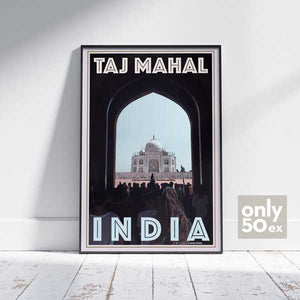 Taj Mahal poster by Alecse, collection edition 50ex