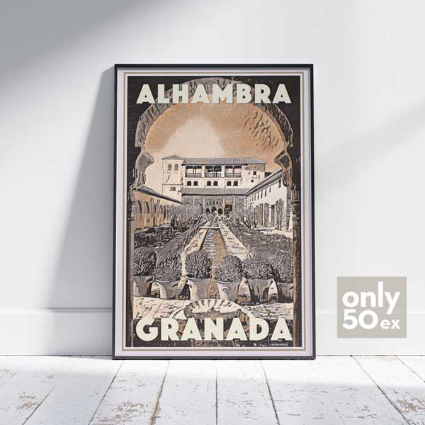 Alhambra poster by Alecse, Collector Edition 50ex only