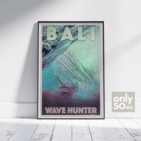 Affiche Bali Duckdive par Alecse x Photoboss Bali | Édition Collector 50ex