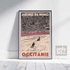 Affiche Nîmes Arènes par Alecse, Edition Collector 50ex