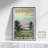 Affiche Lombok par Alecse | Affiche de voyage en Indonésie édition collector | 50ex