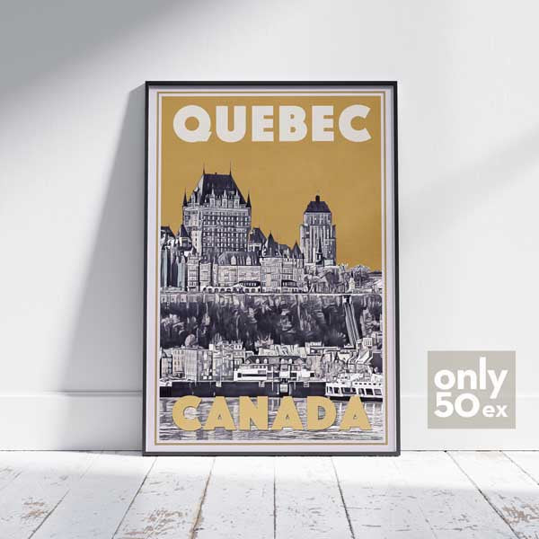 Affiche Québec par Alecse | Édition Collector 50ex
