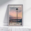 Guethary poster 'Parlementia, the Sunset Surf Sessions' by Alecse