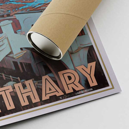 Our posters are printed on museum quality EMA paper with matte finish and shipped in carton tubes for maximum protection