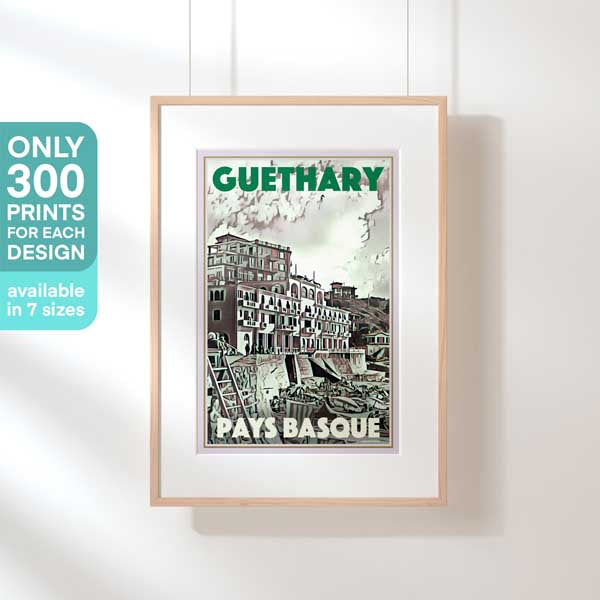 Affiche Guéthary en édition limitée | 300ex