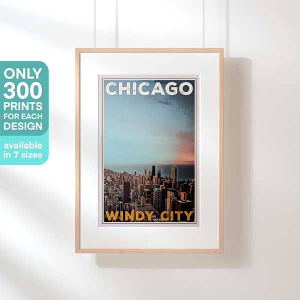 Chicago Poster Wind Stadt