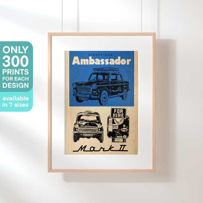 Bombay Taxi Poster Ambassador Blue