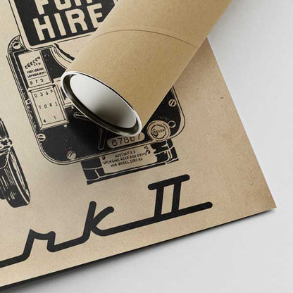 Bombay Taxi Poster Ambassador Blue