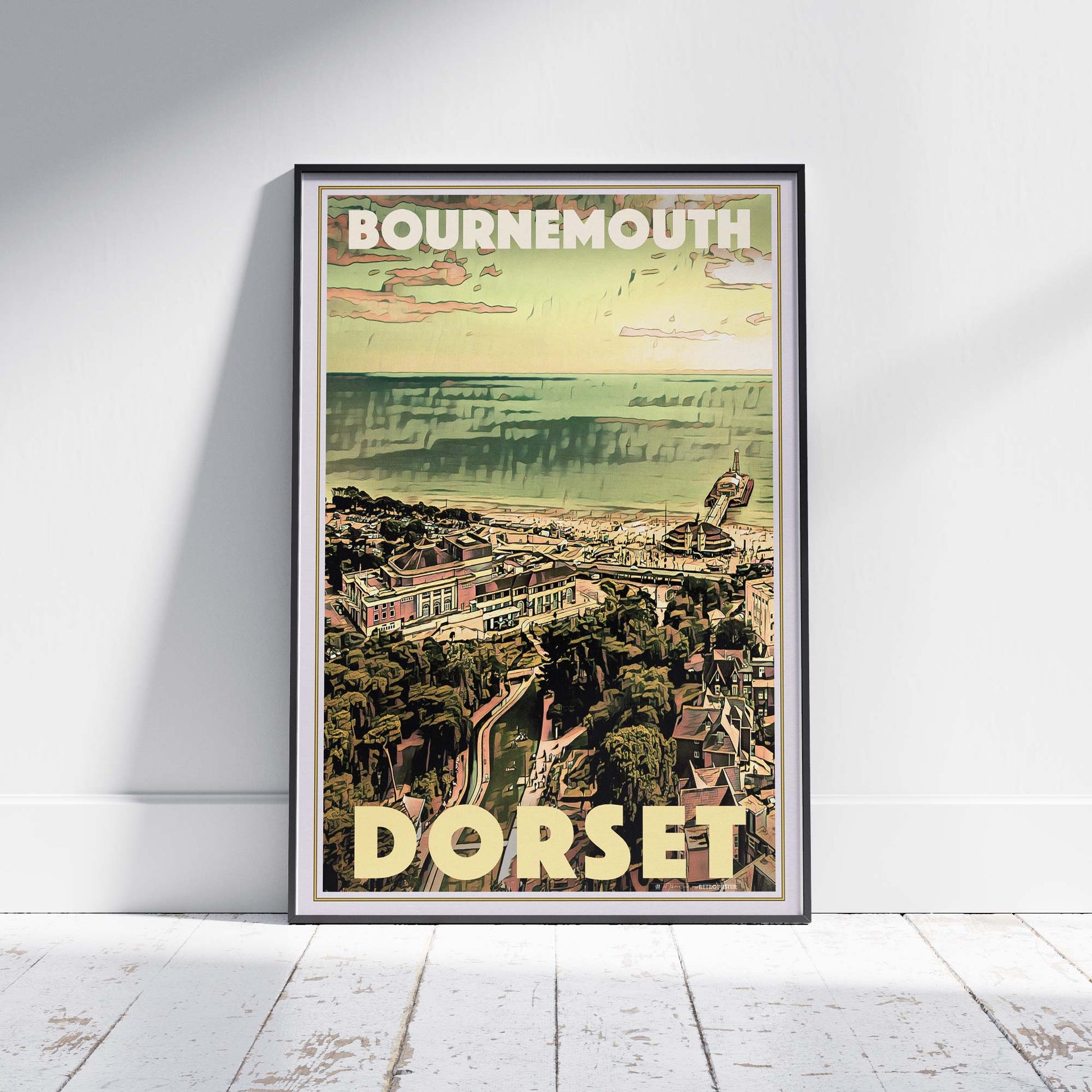 Bournemouth poster by Alecse