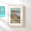 Limited edition poster of Capadocia Turkey, 300ex, by Alecse