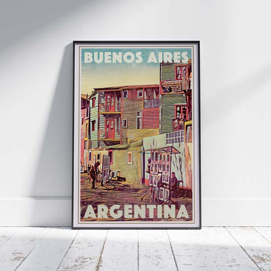 Buenos Aires poster 'Colors' by Alecse, Argentina Travel Poster