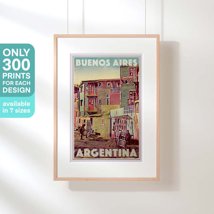 Limited Edition poster of Buenos Aires, Argentina, 300ex