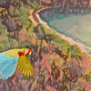 Close-up of Alecse's Costa Rica Poster - Detailed Soft Focus Art Style