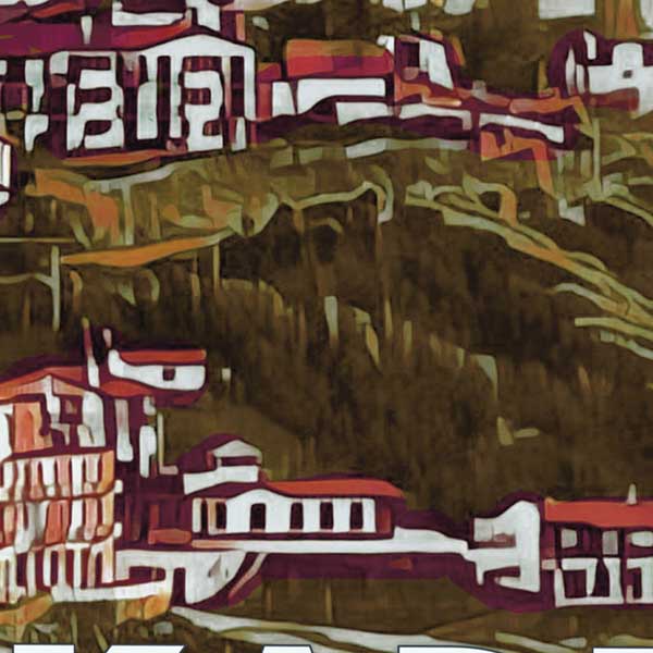 Details of GUETHARY Poster | 50 ex only | Limited Edition Basque Country Poster