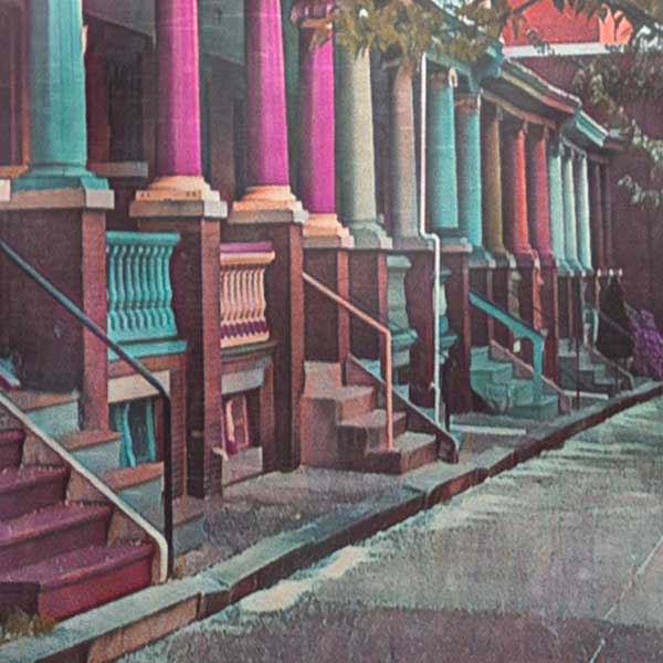 Baltimore Poster Staircases by Alecse Limited Edition US 