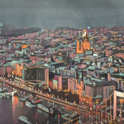 Details of the Budapest poster of Hungary