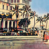 Details of the Galle Face Colombo poster by Alecse