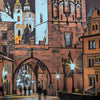 Détails de Prague Poster Ville aux 100 tours | Affiche de voyage tchèque