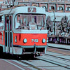 Détails du tram à affiches de Prague | Impression murale de la galerie de la République tchèque de Prague