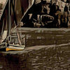 Details of the sailboat in the Nile poster