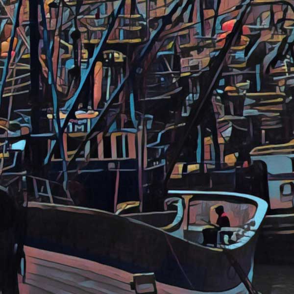 Details of Essaouira poster by Alecse