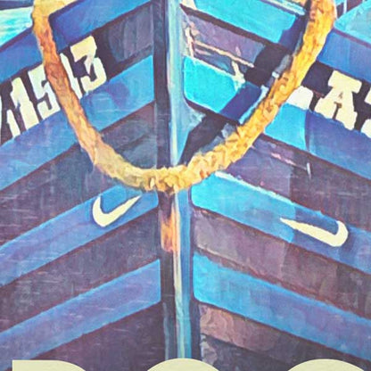 Close up of a boat in the port of Essaouira