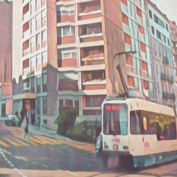 Détails du Geneva Poster Tram d'Alecse