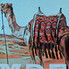 Détails de l'affiche de la vallée du Nil Pyramides de Gizeh | Affiche de voyage en Egypte