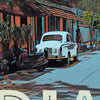 Details of Pondicherry Poster Street | India Travel Poster of Tamil nadu